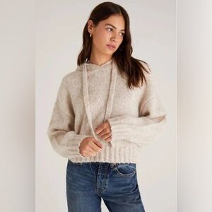 NWOT Z Supply Ariel Sweater Knit Hoodie